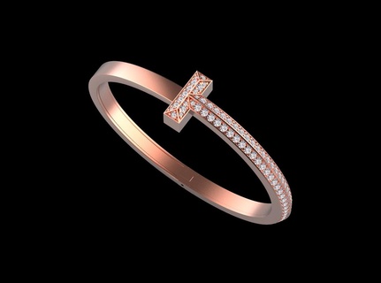 bracelet bracelet tiffany gold ring pendant earrings  3d print model - Mito3D