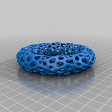 pulseira 1 Voronoi estilo pulseiras 3d print model - Mito3D