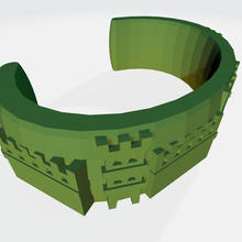 bracelet castles castle jewelry 3d print model - Mito3D