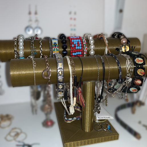 braccialetto titolare supporto moda organizzare organizzatore elegante Schermo 3D print model - Mito3D