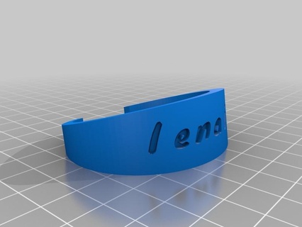 bracelet lenaic customized bracelets 3d print model - Mito3D