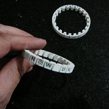 bracelet pulseira united - flex filament filamento vel fashion 3d print model - Mito3D