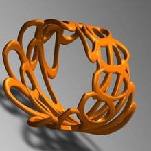 bracciale anello esce mamarracho gioielli 3d print model - Mito3D
