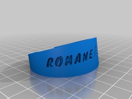 pulseira romano personalizado pulseiras 3d print model - Mito3D