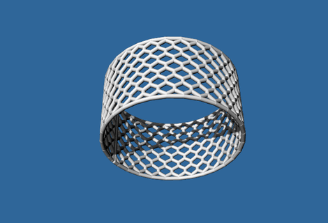 bracelet size hexagonal pattern luxuries detail wedding fashion 3d print model - Mito3D