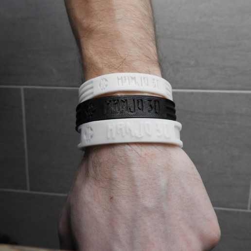 bracelet thermoform personnalisable bijoux les bracelets thermo forme personnalisables le 3D print model - Mito3D