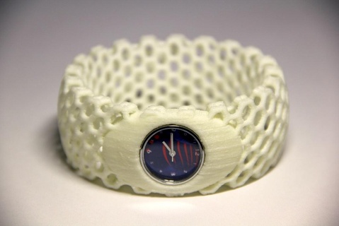 bracelet watch bangle cellular jewelry nervoussystem poh timepiece fashion 3d print model - Mito3D