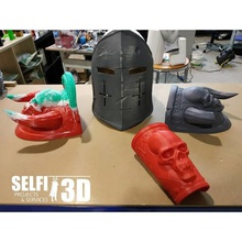 bracciali armatura medievale art male cranio classico fantasia indossabile 3d print model - Mito3D