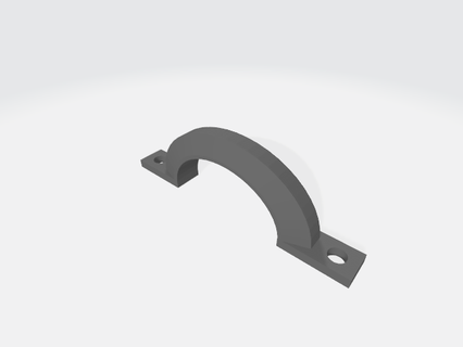 bracket Tools fastening pipe tool 3d print model - Mito3D