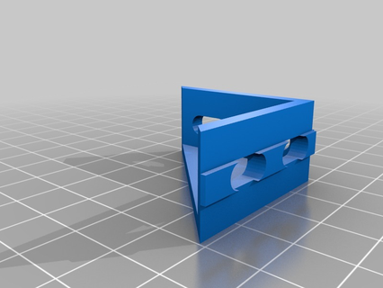 soporte 20mm alu espacio perfil 3d impresora partes 3d print model - Mito3D