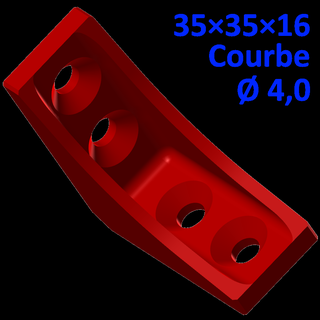 bracket 35 16 curved braces screws 40 mm square chair reinforcement reinforcements angle angles 3d print model - Mito3D