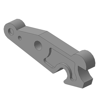 bracket click baby carriage bracket click baby carriage 3d model fdm printing  3d print model - Mito3D