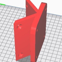 bracket corner mounting rotary camera 3d print model - Mito3D