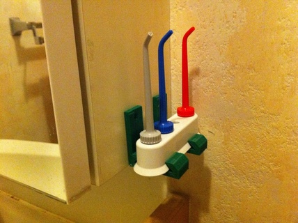 soporte Panasonic oral irrigador consejos hogar casa baño 3d print model - Mito3D