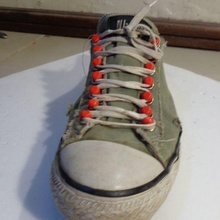 bracket shoe braids fashion sneaker star borsego broth feet 3d print model - Mito3D