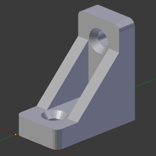 bracket single tool Halterung 3d print model - Mito3D