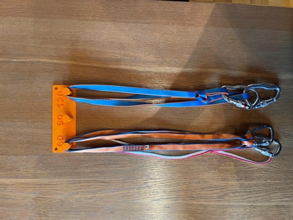 bracket webbing slings tape sling climbing climb holder order 3d print model - Mito3D