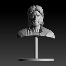 Brad pitt buste 3d print model - Mito3D