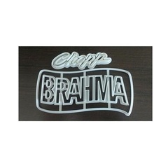 Brahma cerveza barril logo tortas cortadores 3d print model - Mito3D