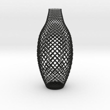 braided vase home glass see 3d print model - Mito3D