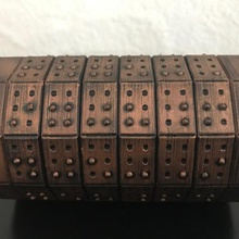 braille blindenschrift les numéros de code projet cryptex mazebox jeu puzzles 3d print model - Mito3D