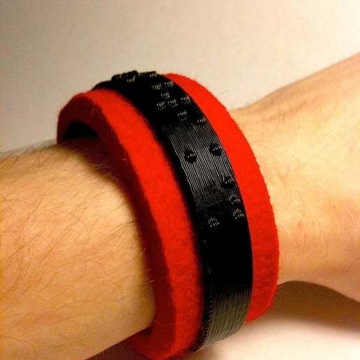 braille bracciale vari gioielli braccialetto 3d 3D print model - Mito3D