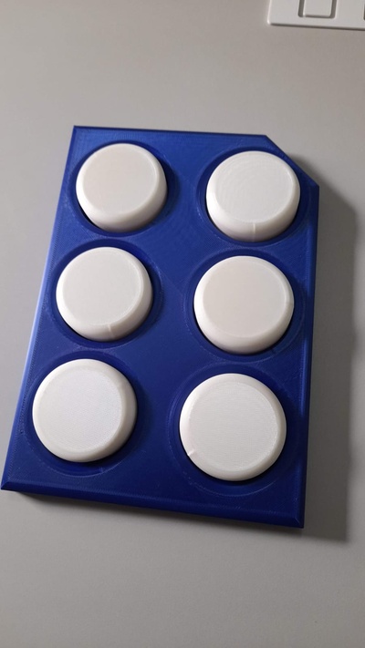 braille cell - sign generator education 3d print model - Mito3D