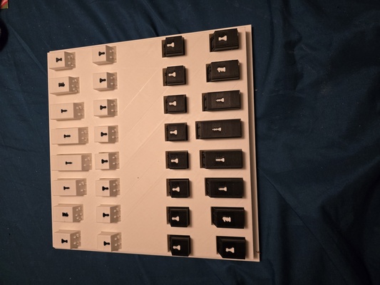 braille ajedrez conjunto visión dañado juego 3d print model - Mito3D