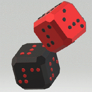 braille dice dicexcults games board sla fun ender fdm resin chinese mandarin home multicolour 3d print model - Mito3D