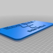 brain customized signs_logos 3d print model - Mito3D