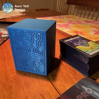 Gehirn Koralle edh Kommandant Deck Box mtg 100 Spiel Magie Versammlung Deckbox Karten Fall Mantel Muster Karte Yugiho 3d print model - Mito3D