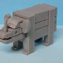 cervello teaser rinoceronte mal testa 3d puzzle toy_game_accessories 3d print model - Mito3D