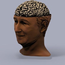 brainywalt various walt disney model head blender 3d diney 3d print model - Mito3D