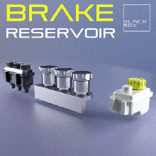 brake fluid reservoir set 3 types 1-24th racing brembo diecast modelkits aoshima revell tamiya muscle musclecar mopar 3d print model - Mito3D