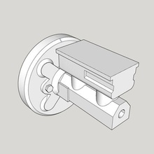 freio mestre escala 1 10 rc axial rc4wd 3d print model - Mito3D
