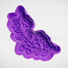 branch leaves small flowers 3d print model - Mito3D