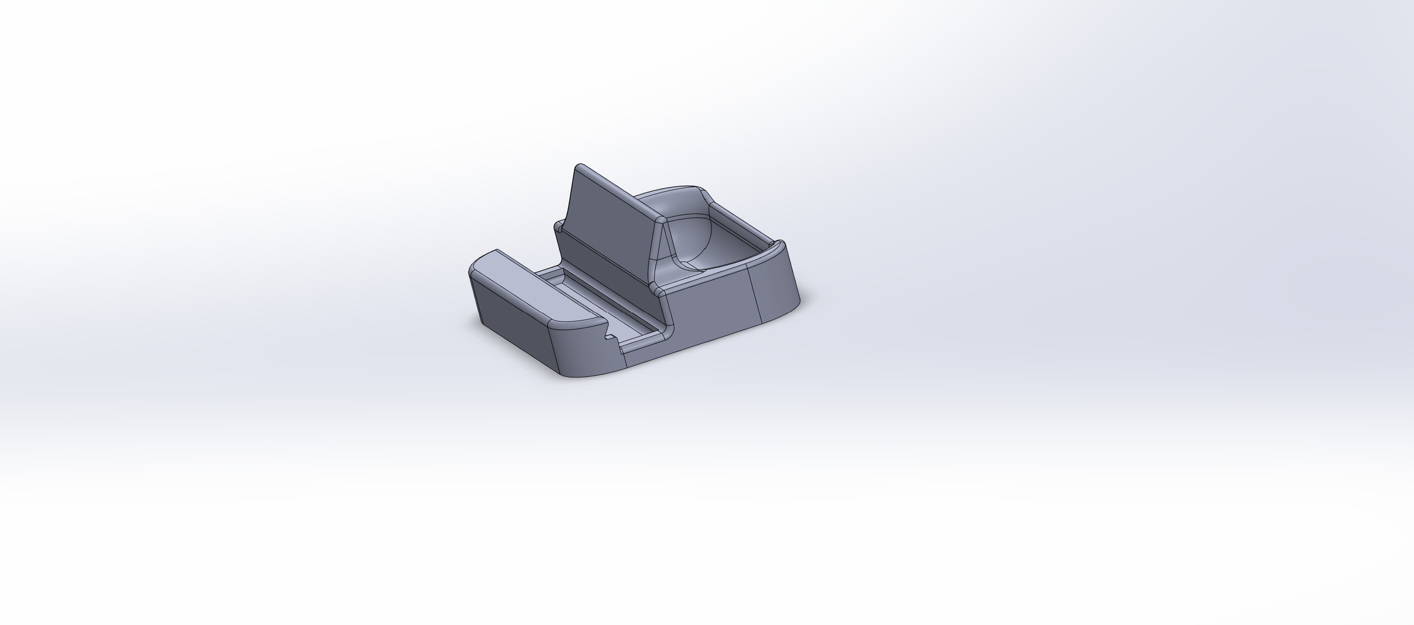 markalar telefon Kulp destek küçük raf arka depolama gadget kullanışlı yönlü kompakt 3D print model - Mito3D