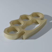 brass knuckles various toy prop 3d print model - Mito3D