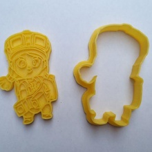 rixa Estrela Jessie cortador foca biscoito jogos 3d print model - Mito3D
