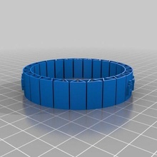 brazalete nombre customized bracelets 3d print model - Mito3D
