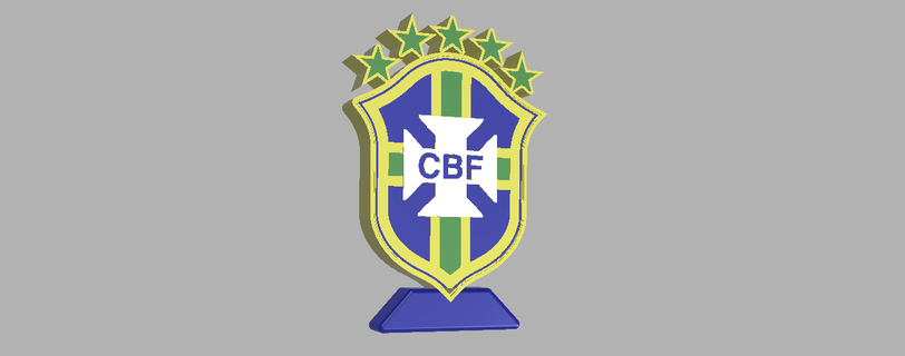Brésil lampe football monde tasse pays ballon lumière sport logo 3d print model - Mito3D