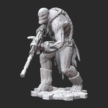 breacher gears war 3d model stl file print game locust cog figure figurine miniature statue character 3d print model - Mito3D