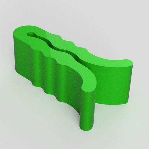 sacchetto del pane di clip casa borsa semplice piccola il programma utilità cucina e sala da pranzo 3D print model - Mito3D