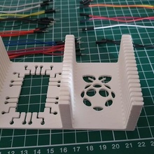 breadboard wire holder 2 1 arduino electronics jumper dyi 3d print model - Mito3D