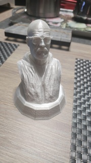 breaking bad bust chemist Art busts 3d print model - Mito3D