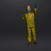breaking bad funko reaction walter white vintage cook action figure articulated obj stl toy brakingbad 3d print model - Mito3D