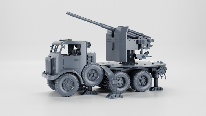 breda 52 90 53 self propelled tabanca i̇talya ww2 oyun fiat i̇talyan spg tank tanklar savaş 28mm reçine 3d yazdır stl araç masaüstü oyunları boltaction zırhlı ölçek minyatür 3d print model - Mito3D