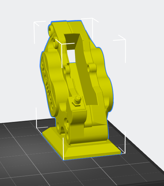 brembo dekoratif iş kart kulp destek 3D print model - Mito3D