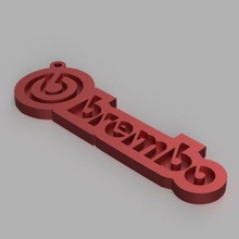 brembo porte clés courses Sparco motul rue course dérive omp ramair kn amp art 3d print model - Mito3D
