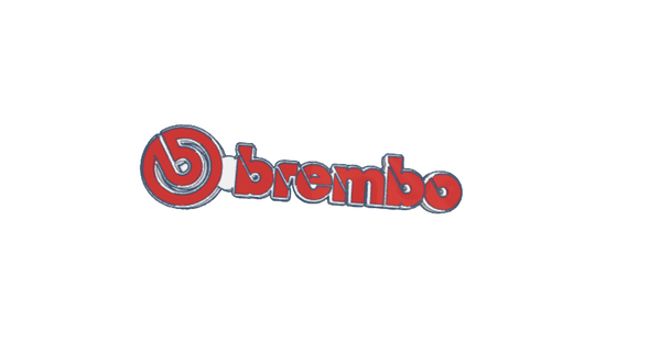 brembo logo frenos coche vehiculo personalizado 3d print model - Mito3D